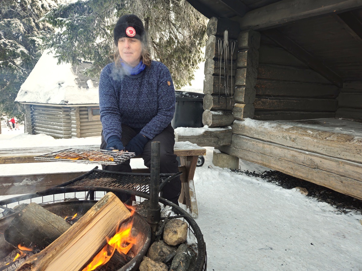 skien in ruka, lapland