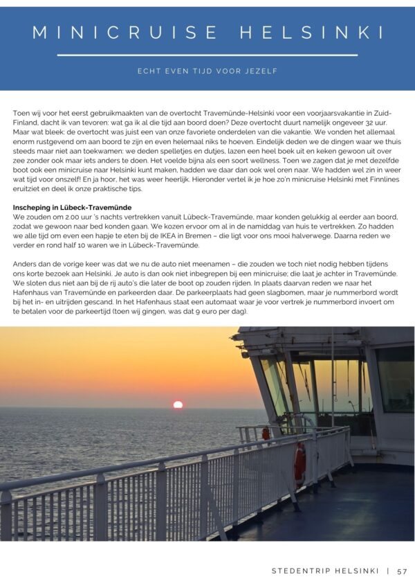 H-minicruise Stralend Finland Magazine: Helsinki