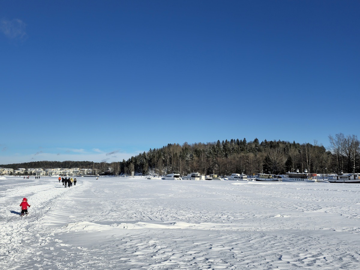 schaatsen in Lahti, Finland
